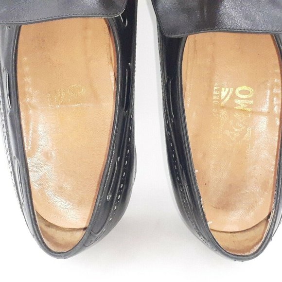 SALVATORE FERRAGAMO Black Tassel Loafer Mens US 11 - Picture 8 of 10